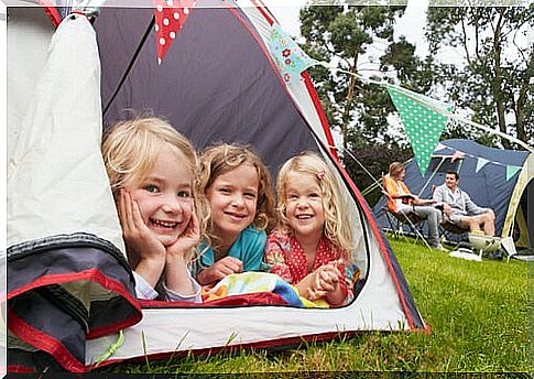 Cottages and campgrounds are great summer plans for large families.