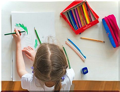 At approximately six years of age, you can tell if a child is left-handed or right-handed.