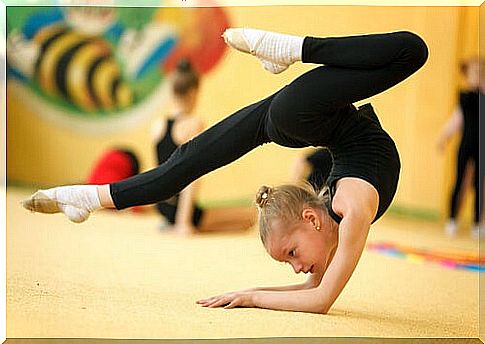 Rhythmic gymnastics is a sport that requires a lot of commitment and discipline.