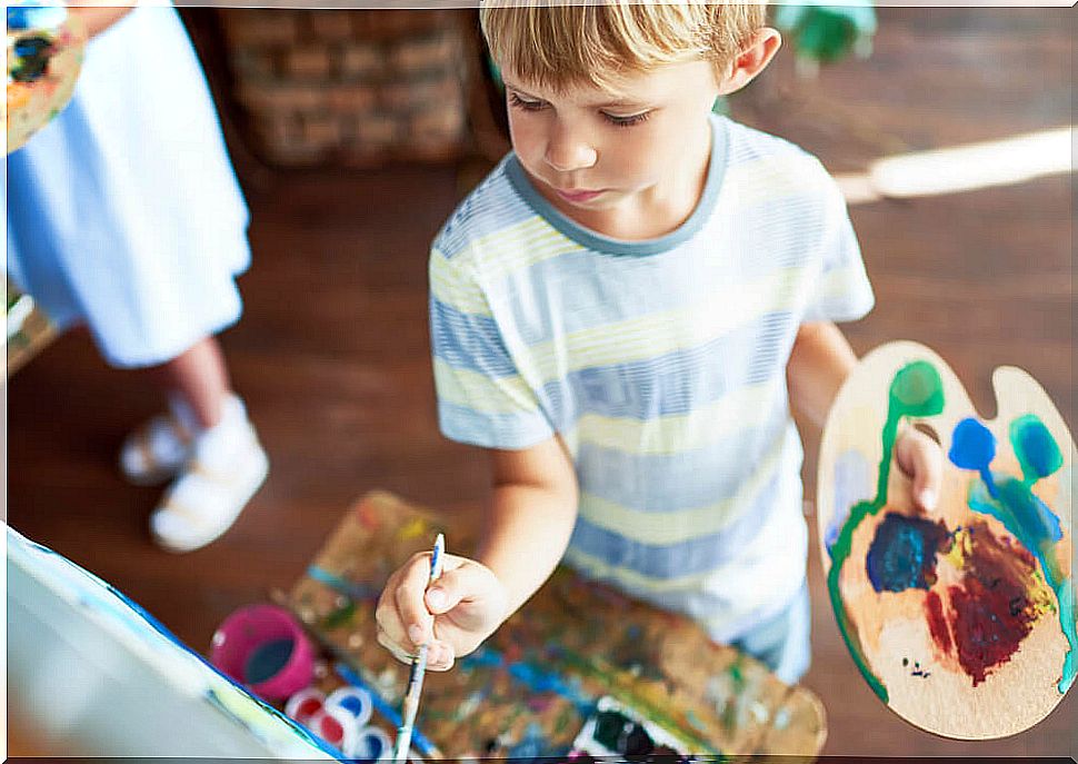 Painting in primary education: benefits