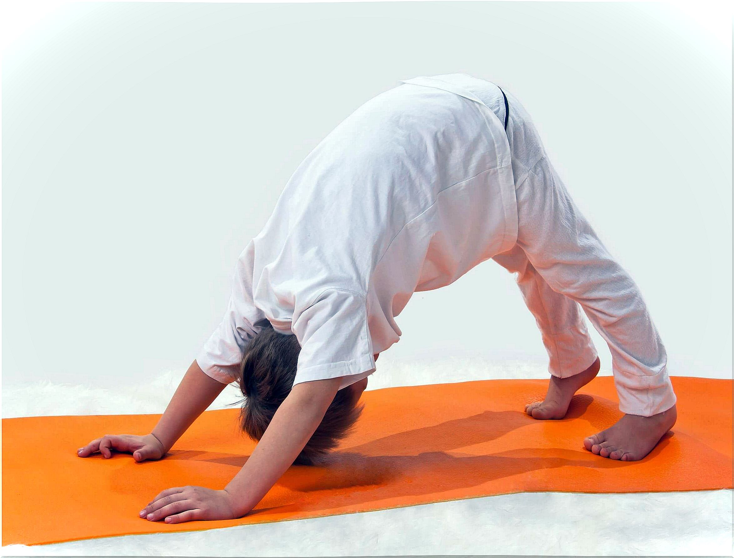 Downward Facing Dog: Yoga Posture for Kids